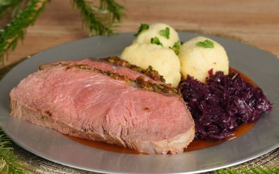 Roastbeef mit Lebkuchenkruste