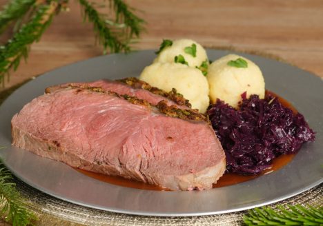 Roastbeef mit Lebkuchenkruste